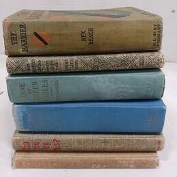 6pc Set of Vintage Assorted Hardcover Books