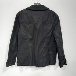 J. Crew Women's Washed & Aged Black 100% Cotton Utility Jacket Size M alternative image