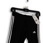 NWT Womens Black White Core Tight Striped Pull-On Ankle Leggings Size S image number 1