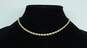 Fancy 14k Yellow Gold Rope Chain Necklace 19.7g image number 1