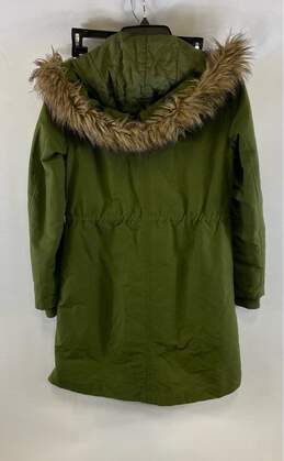 Madewell Womens Green Waterproof Long Sleeve Hooded Parka Jacket Size XXS alternative image