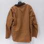 Men's Brown Woolrich Wool-Lined Button-Up Jacket (Size M) image number 2