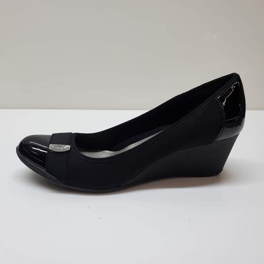 Anne Klein Sport Taelyn Black Mid Wedge Slip On Mid Wedge Shoe Size 10M image number 2