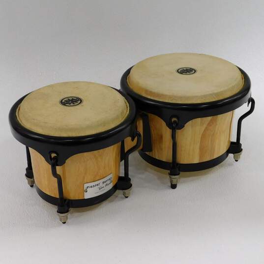 Gon Bops Brand Fiesta Series Wooden Mechanically-Tuned Bongo Drums image number 2