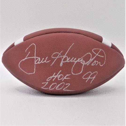 Dan Hampton Autographed Hall of Fame Football Chicago Bears image number 3