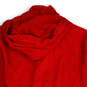 Womens Red Sport Long Sleeve Pockets Athletic Full Zip Hoodie Size Small image number 4