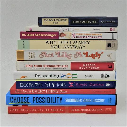 Lot of 11 Women's Self Help and Motivational Books image number 1