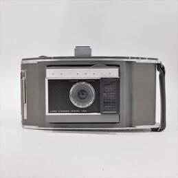 Vintage 1960 Polaroid Folding Land Camera Model 566 Original Leather Case With accessories alternative image