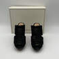 Womens Galinaa Black Suede Open Toe Slip-On Platform Heels Size US 7 M image number 2