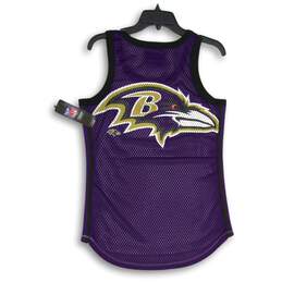 NWT NFL Womens White Purple Baltimore Ravens Football Tank Top Size Medium alternative image