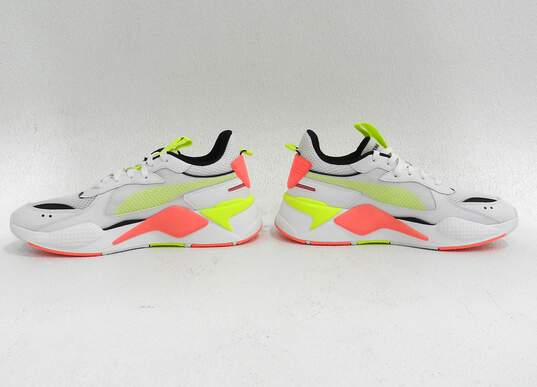 Puma RS X '90s White Yellow Alert Pink Men's Shoe Size 8 image number 6
