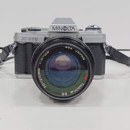 Vintage Minolta X-370 Camera With Lens And Flash alternative image