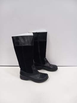 Women's Black Boots Size 7.5 alternative image