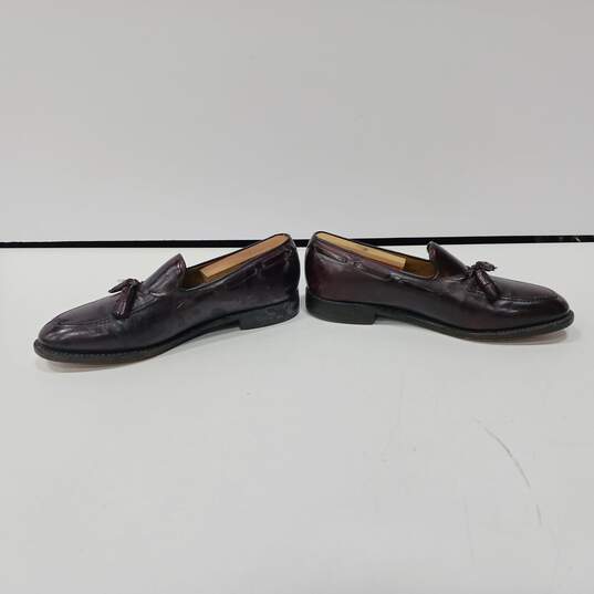 Johnson & Murphy Men's Brown Leather Loafers Size 9.5 image number 4