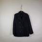 Womens Regular Fit Long Sleeve Notch Lapel Pea Coat Size Small image number 1