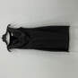 Womens Gray V-Neck Sleeveless Back Zip Knee Length Sheath Dress Size 4 image number 1