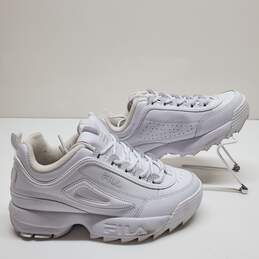 Fila Women's Disruptor White Sneakers Size 7.5