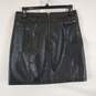 Free People Women's Black Faux Leather Skirt SZ 2 image number 3