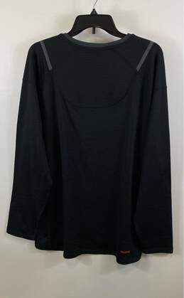 NWT Spyder Active Mens Black Long Sleeve Crew Neck Pullover T-Shirt Size Large alternative image
