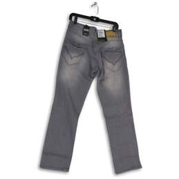 NWT Pepe Jeans Womens Gray individually Hand Finished Straight Leg Jeans Size 32 alternative image