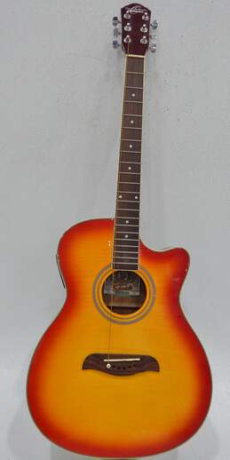 Oscar Schmidt by Washburn Brand OACEFCS Model Acoustic Electric Guitar