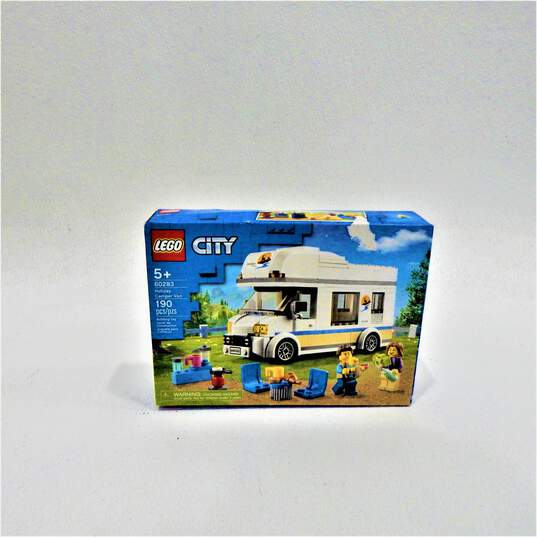 LEGO City Factory Sealed 60283 Holiday Camper Van & 60376 Arctic Explorer Snowmobile image number 4