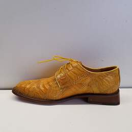 Belvedere Yellow Genuine Crocodile Leather Dress Oxford Shoes Men's Size 7 M alternative image