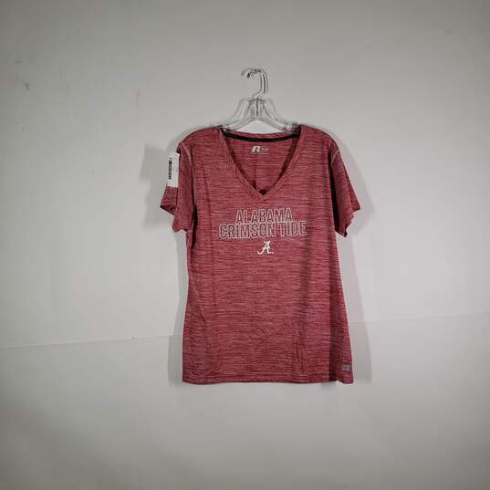 Womens Alabama Crimson Tide Football Pullover T-Shirt Size XL (16-18) image number 1