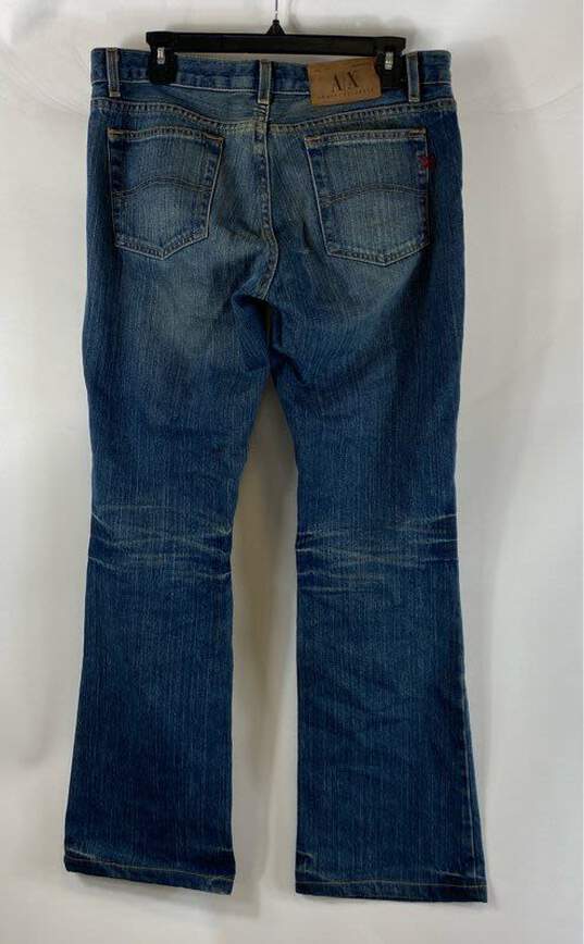 Armani Exchange Women Blue Jeans- Sz 10 image number 2