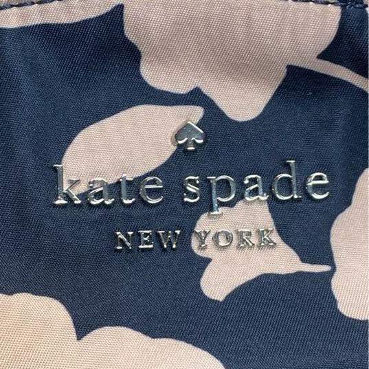 Kate Spade Nylon Karissa Garden Vine Small Backpack Blue image number 7