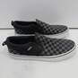Vans Black Check Slip On Sneakers Youth's Size 6 image number 3