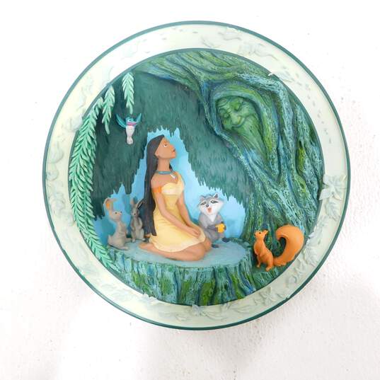 Disney Collectible Plate Pocahontas 3D Numbered Grandmother Willow - BOX and COA image number 2