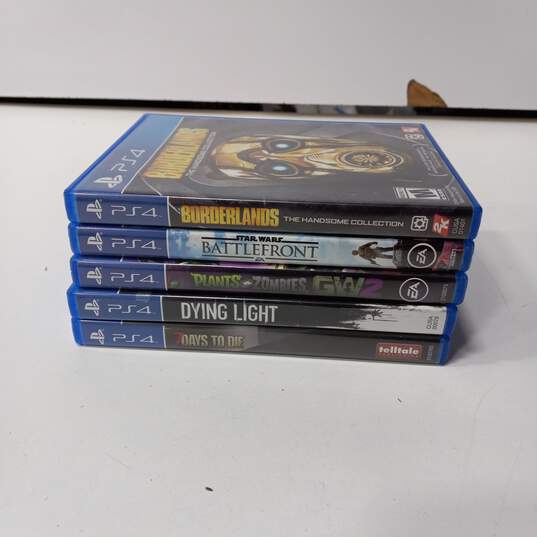 Bundle of 5 Assorted Sony Playstation 4 Video Games image number 1