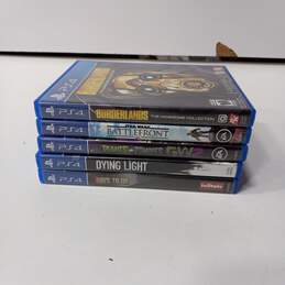 Bundle of 5 Assorted Sony Playstation 4 Video Games