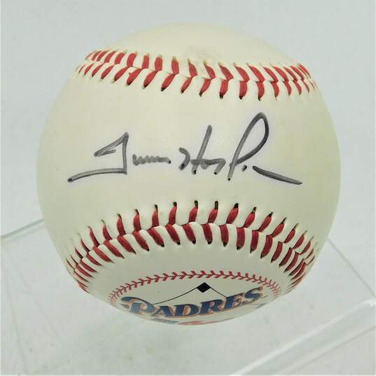 HOF Trevor Hoffman Autographed Baseball San Diego Padres image number 2