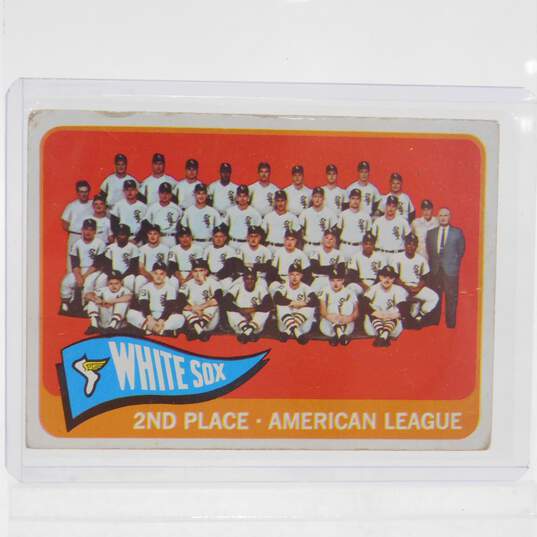 1965 Chicago White Sox Topps Team Checklist image number 1