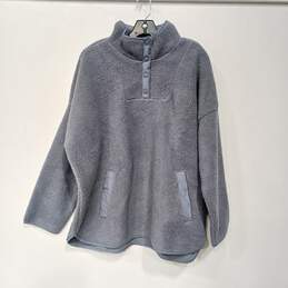 Madewell Men's Blue Fleece Pullover Sweater Jacket Size XL NWT