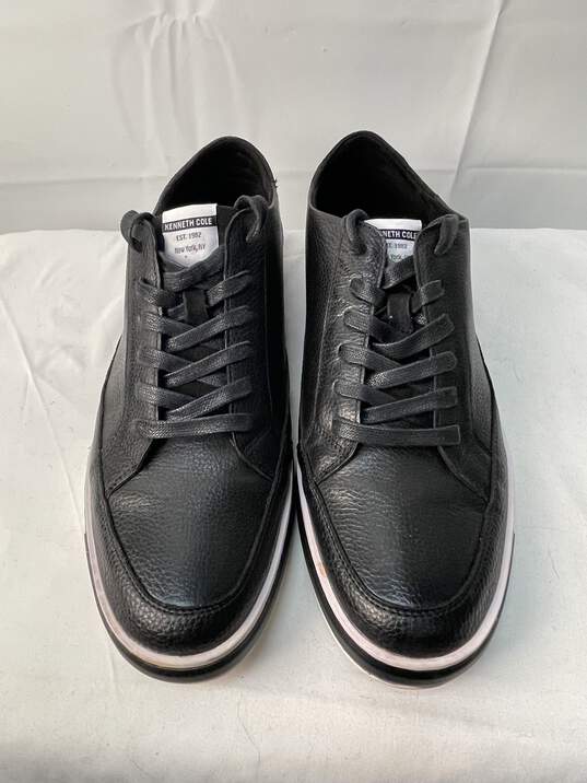 Certified Authentic Kenneth Cole Mens Black Casual Sneaker SIze 11.5 image number 1