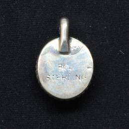 Artisan BC.J Sterling Silver Faux Opal Pendant alternative image