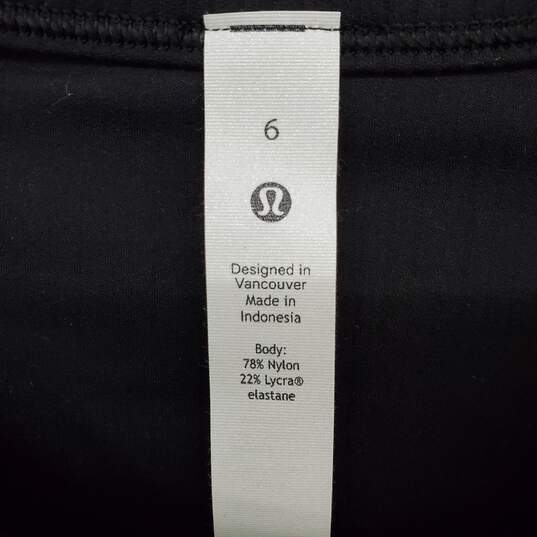 Lululemon Black All It Takes Long Sleeve Ribbed Nulu Top WM Size 6 NWT image number 3