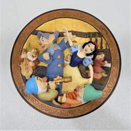 Disney Snow White Sixtieth Anniversary 3D Plate A-Yodel-Ay-Hee-Hoo! w/ COA alternative image