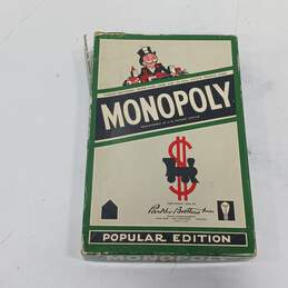 Vintage Parker Brothers Monopoly Popular Edition Board Game