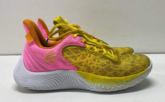 Under Armour Curry Flow 9 Sesame Street Big Bird Yellow Athletic Shoes Men's 8.5 image number 1
