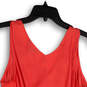 Womens Pink V-Neck Sleeveless Regular Fit Pullover Blouse Top Size Medium image number 4