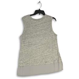 NWT Womens Gray Round Neck Sleeveless Pullover Tank Top Size Large alternative image