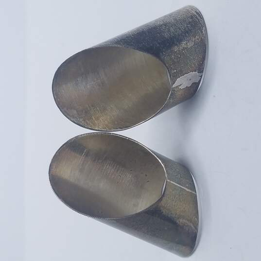 Sterling Silver Modernist Abstract Clip-On Earrings 19.5g image number 5