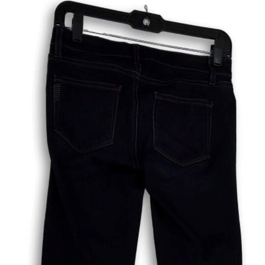 Womens Blue Denim Medium Wash Pockets Stretch Skinny Leg Jeans Size 26 image number 4