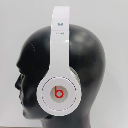 Beats by Dre - Monster Beats Solo HD Headphones - White image number 3
