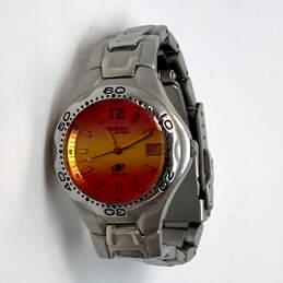 Designer Fossil Silver-Tone Stainless Steel Date Indicator Round Wristwatch alternative image