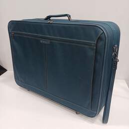 Samsonite Easy Going III Canvas Dark Teal Blue Travel Luggage
